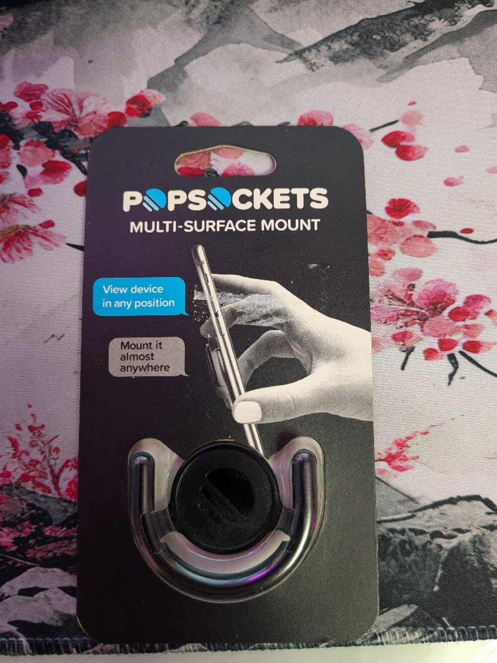 PopSockets PopMount: Multi-Surface Mount - PopSockets PopGrip - Black NEW !!!